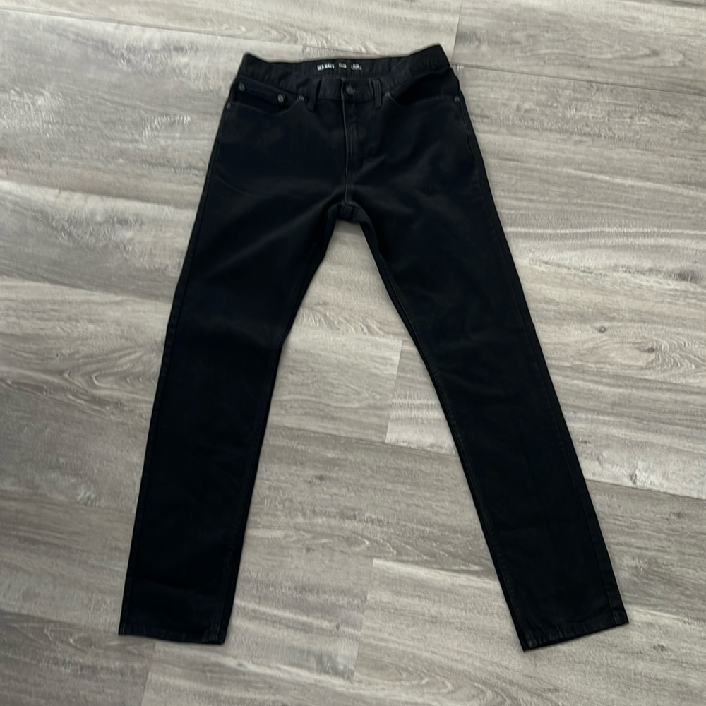 Old Navy Men Slim Jean Pants 31x32 Built in Flex Black